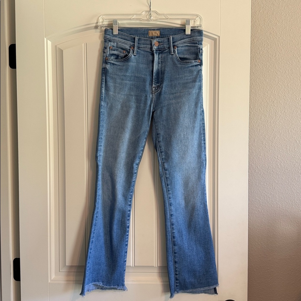 MOTHER Insider Crop Step Fray color Hey Sun